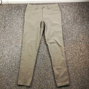 Lululemon Pants ABC *Warpstreme Gray Beige 30x31 Slim Fit M5704S